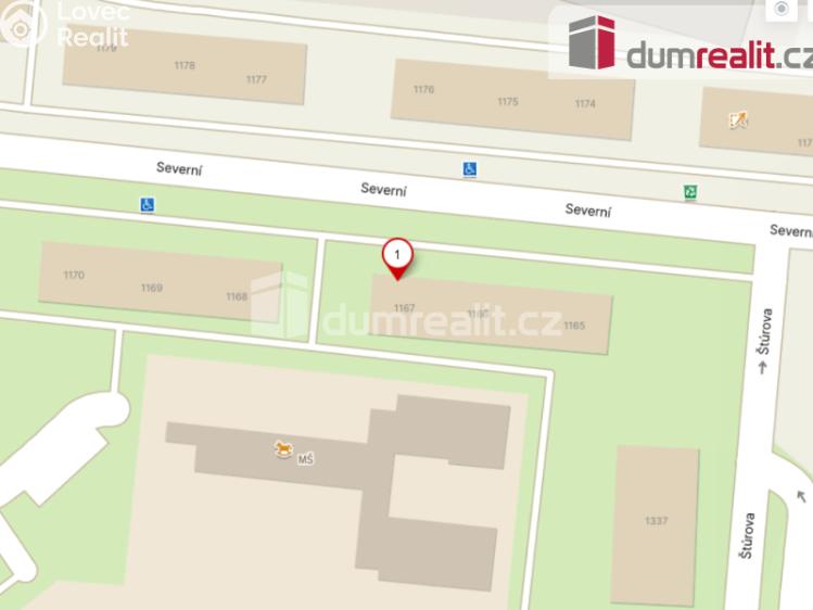 Pronájem bytu 2+1 Ostrov, Severní č. 4