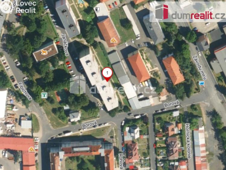 Pronájem bytu 2+1 Karlovy Vary, Janáčkova č. 13