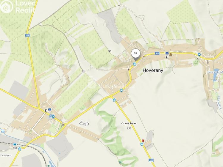 Pronájem garáže Hovorany č. 5