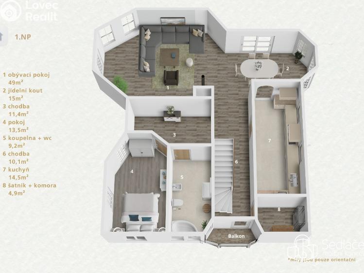 Продажа семейного дома Loket, Sokolovská č. 30