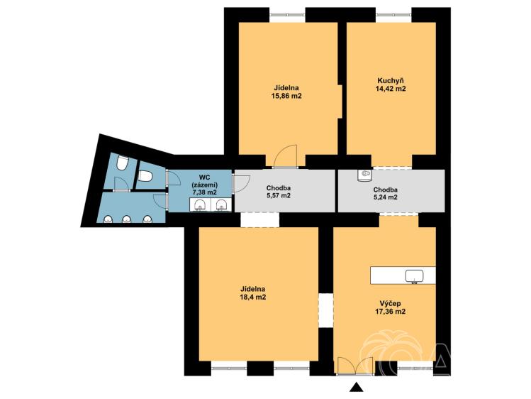 Rent restaurant Praha, Na zbořenci č. 11