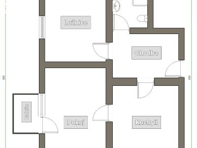 Pronájem bytu 2+1 Mnichovice, Pod mohylou 234 č. 5
