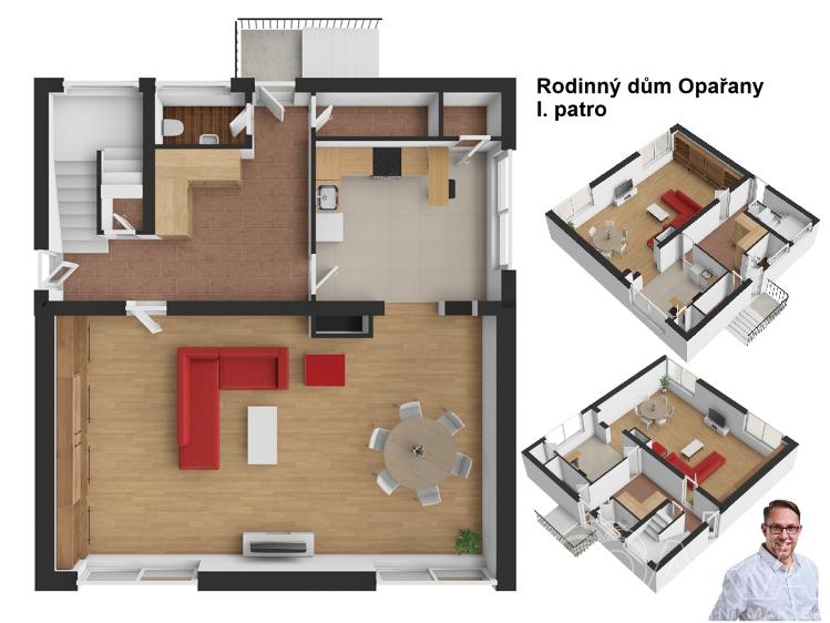 Rent family house Opařany č. 5