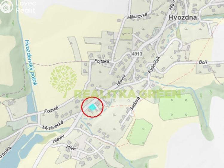 Prodej rodinného domu Hvozdná, Hlavní 3 č. 27