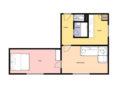 Pronájem bytu 2+1 Praha, K lánu č. 3