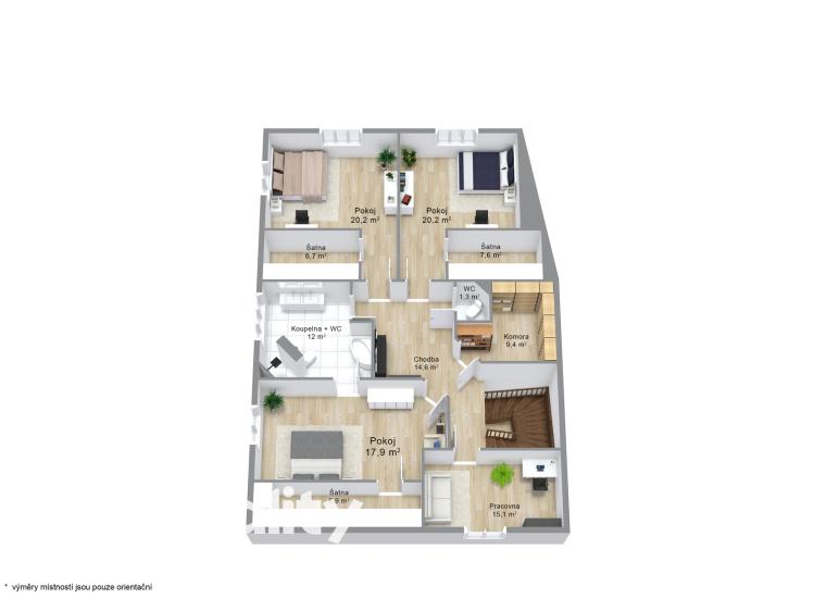 Продажа семейного дома Praha, Armády 179/61 č. 13