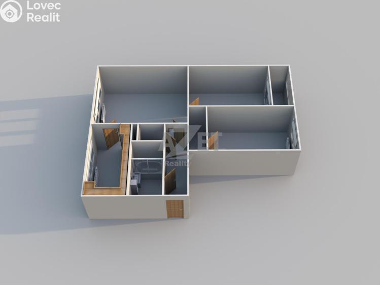 Sale apartment 3+1 Orlová, Karla Dvořáčka č. 19