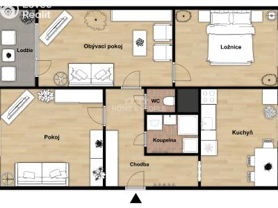 Продаж квартири 3+KK Jablonec nad Nisou, Mšenská č. 2