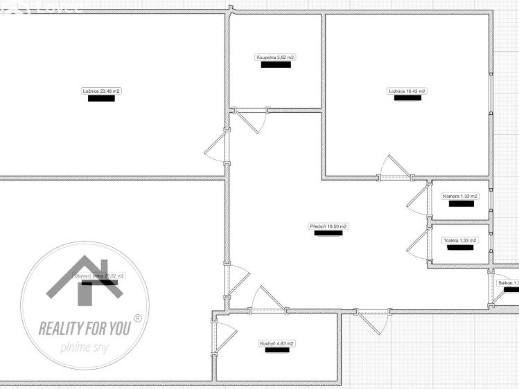 Prodej bytu 3+KK Praha, Heydukova č. 20