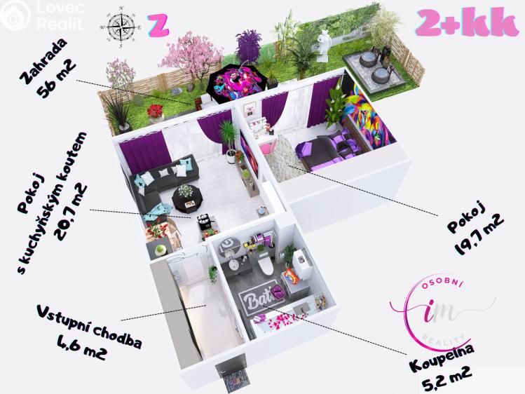 Продаж квартири 2+KK Jihlava, Halasova č. 17