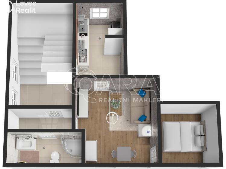 Rent apartment 2+KK Mladá Boleslav, Vodkova 135/1 č. 11