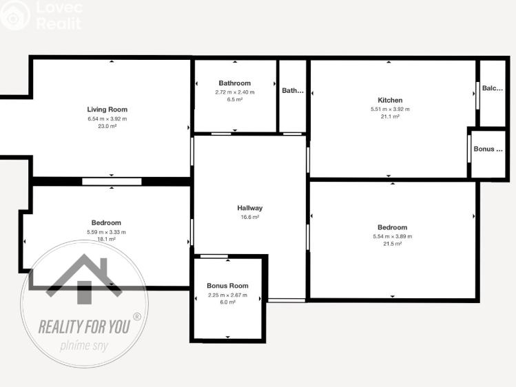 Prodej bytu 3+1 Praha, Drahobejlova 1423/5 č. 19