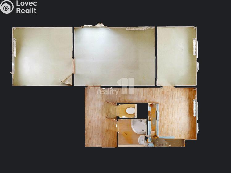 Pronájem bytu 3+1 Ledeč nad Sázavou, Stínadla č. 13