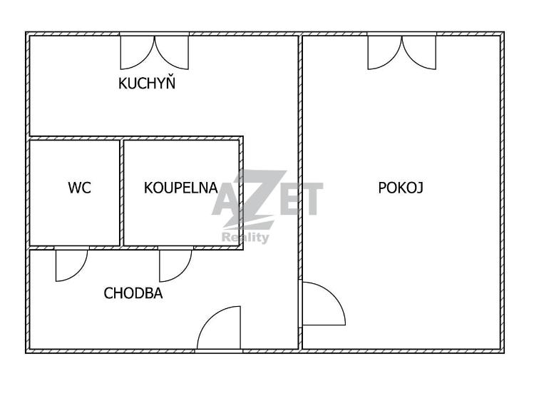 Prodej bytu 1+1 Orlová, Kpt. Jaroše č. 7