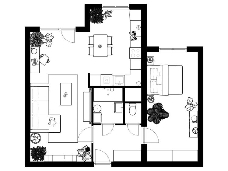 Prodej bytu 2+1 Praha, Bouřilova č. 20