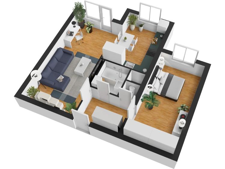 Prodej bytu 2+1 Praha, Bouřilova č. 22