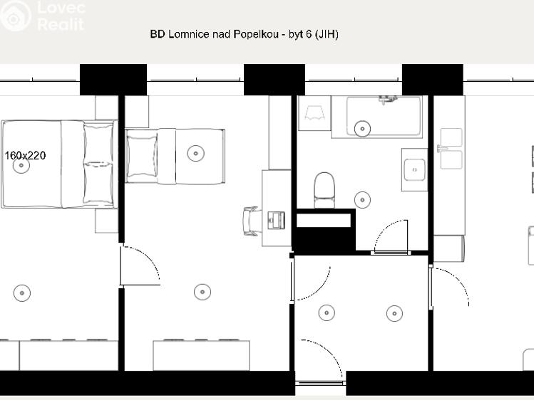Prodej bytu 1+1 Lomnice nad Popelkou č. 4