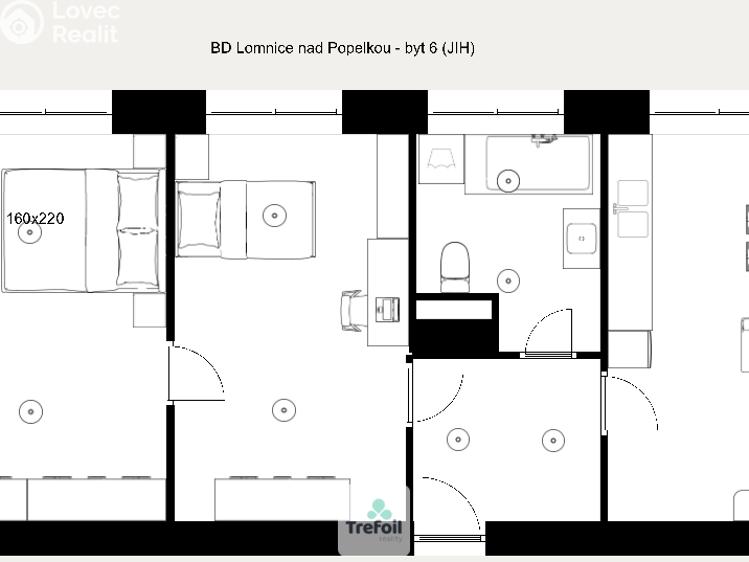 Prodej bytu 1+1 Lomnice nad Popelkou č. 4