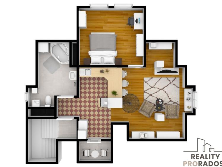 Pronájem bytu 2+KK Teplice, Plzeňská č. 13