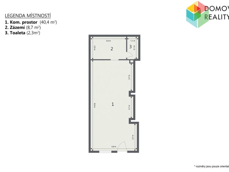 Pronájem obchodního prostoru Beroun, Na Příkopě 1/6 č. 3