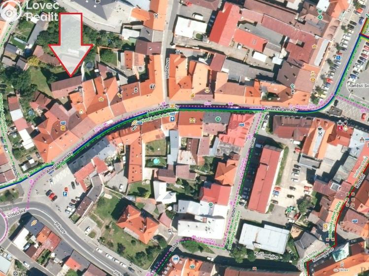 Pronájem bytu 3+KK Sušice, Americké armády 82 č. 21