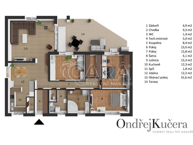 Продаж сімейного будинку Kostelec nad Labem, K Jahodovce 1101 č. 2