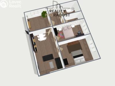 Продажа квартиры 3+KK Šenov, Do Dědiny 2198 č. 5