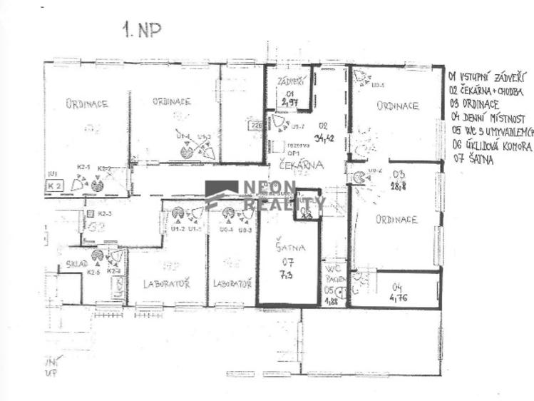 Rent doctor's office Ostrava, Sokolovská č. 32