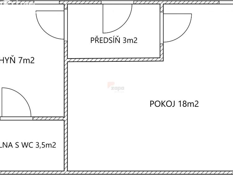 Pronájem bytu 1+1 Praha, Na Třebešíně 1016/23 č. 11