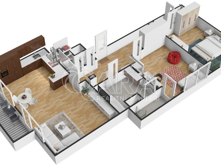 Продажа квартиры 3+KK Brno, Křídlovická 981/27 č. 22