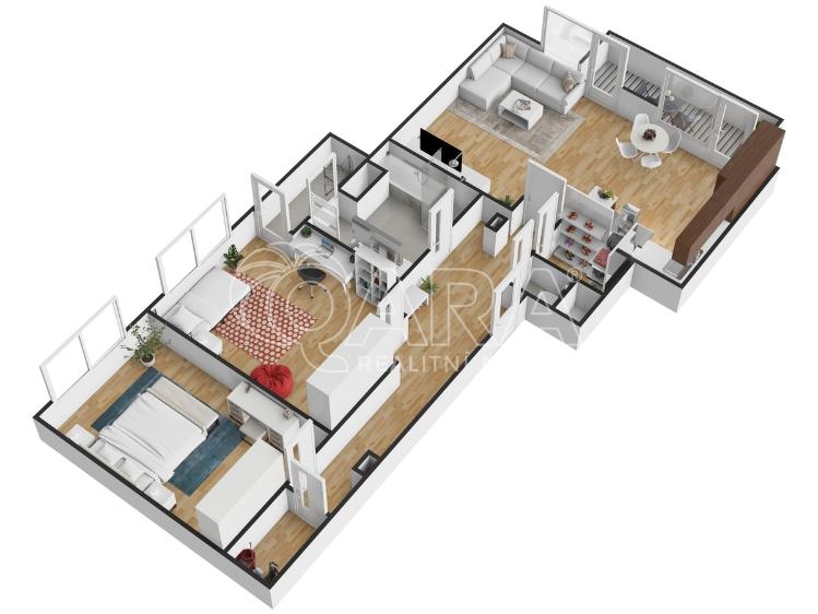 Продажа квартиры 3+KK Brno, Křídlovická 981/27 č. 24