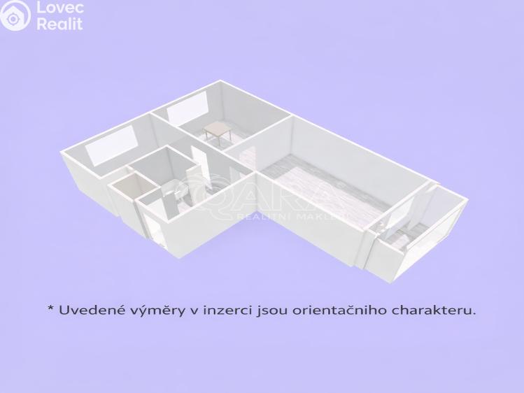 Продажа квартиры 2+1 Beroun, Švermova 1383/26 č. 17