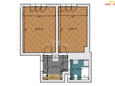 Оренда квартири 2+1 Praha 3, Biskupcova č. 4