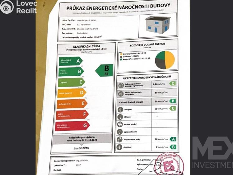 Prodej rodinného domu Uhersko č. 29