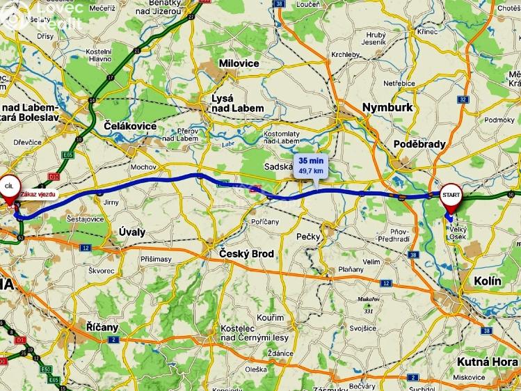 Pronájem bytu 2+KK Velký Osek, U hřiště č. 19