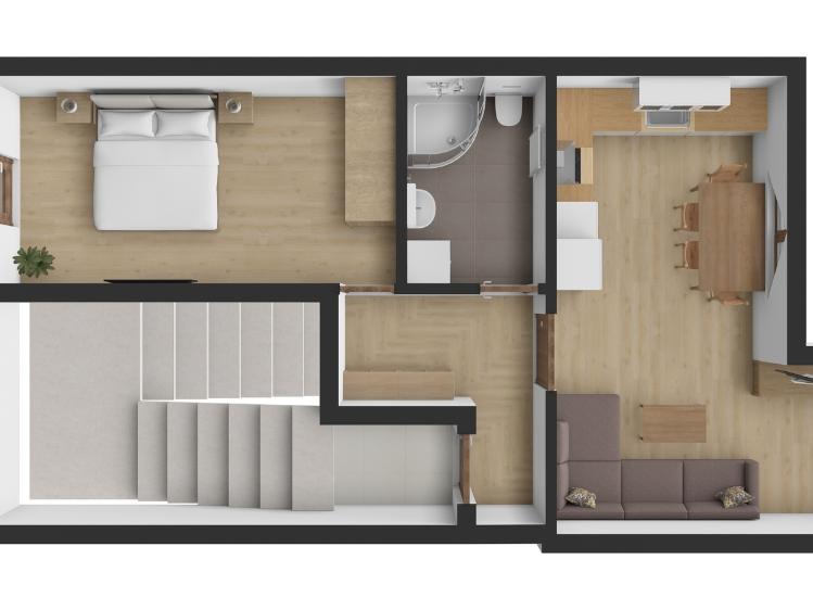 Аренда квартиры 2+KK České Budějovice, B. Smetany 1435/53 č. 19