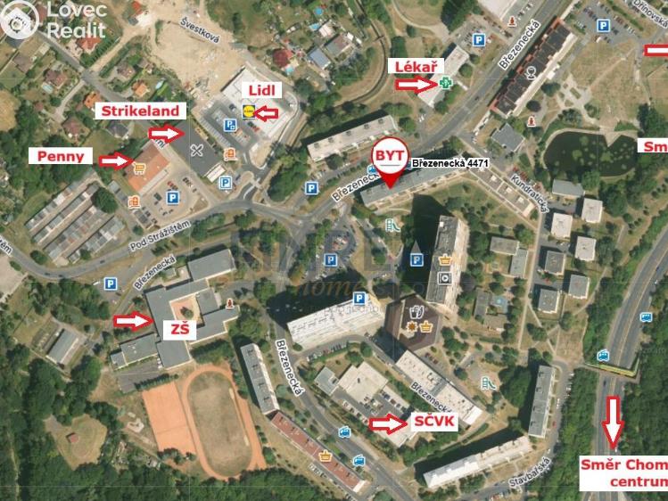 Prodej bytu 2+1 Chomutov, Březenecká č. 9