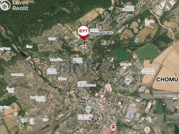 Prodej bytu 2+1 Chomutov, Březenecká č. 11