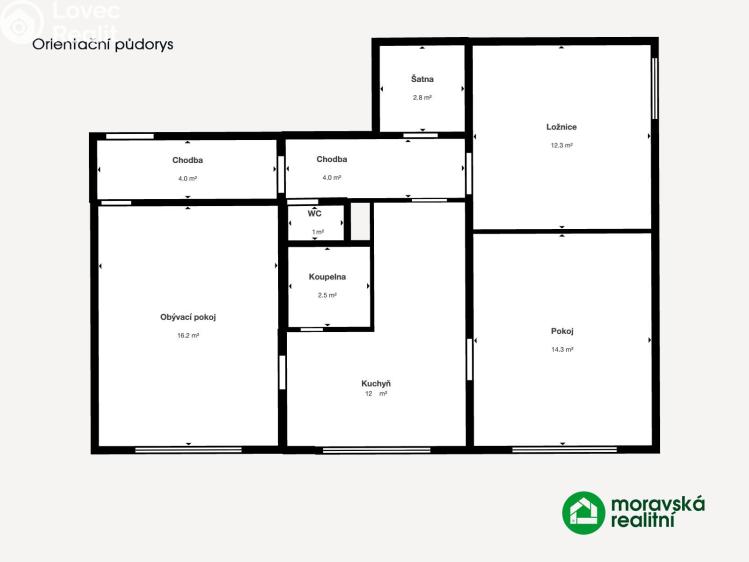 Prodej bytu 3+1 Brno, Jírovcova 548/19 č. 18