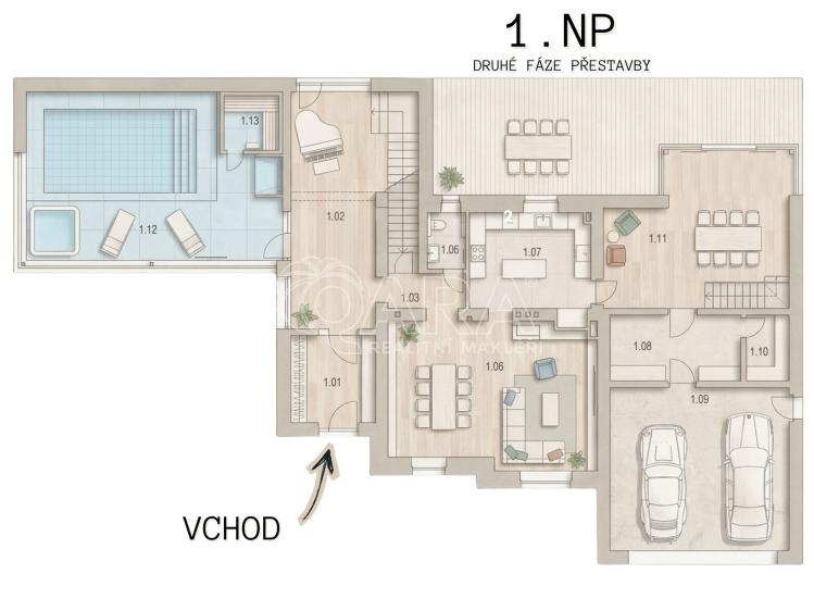 Prodej vily Praha, Starolázeňská 268/1 č. 10