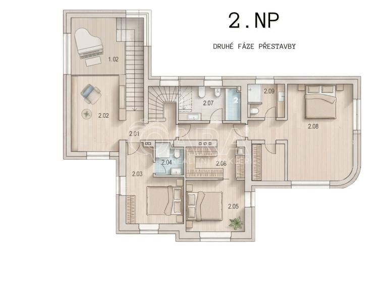 Продажа виллы Praha, Starolázeňská 268/1 č. 11