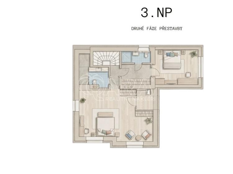 Продажа виллы Praha, Starolázeňská 268/1 č. 12