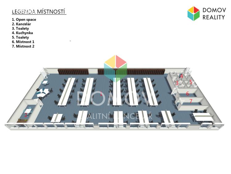 Rent office space Zdice č. 18