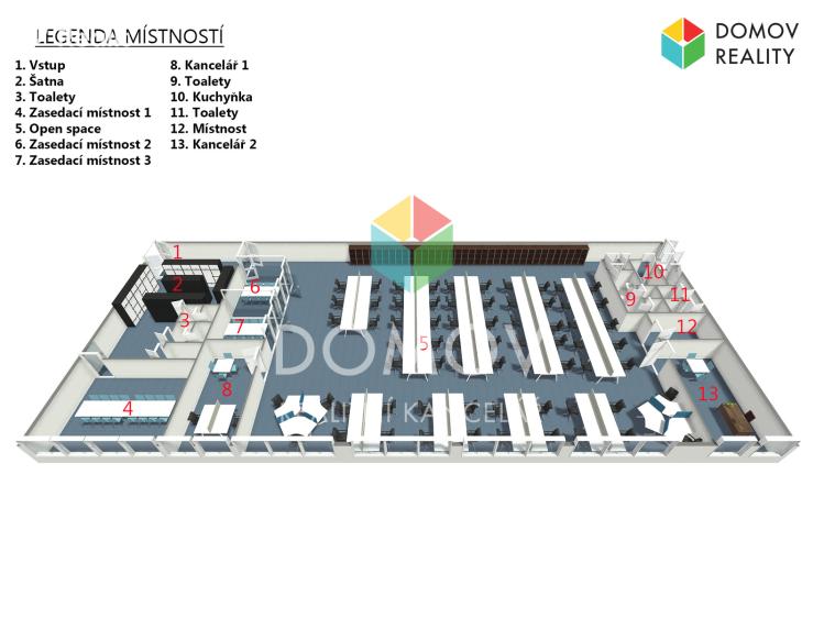 Rent office space Zdice č. 17