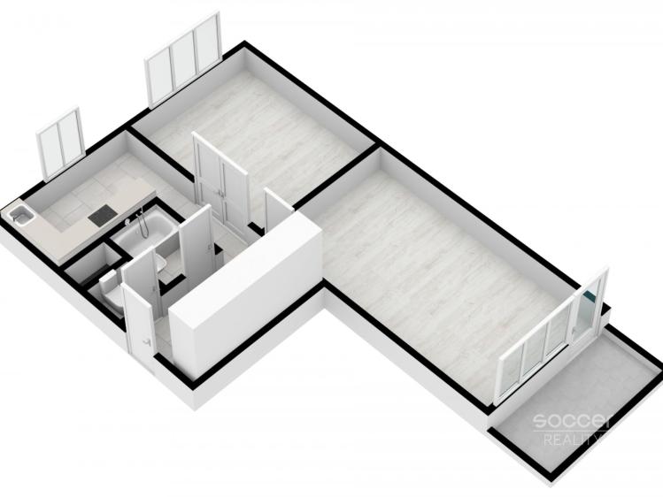 Pronájem bytu 2+1 Kadaň, Chomutovská č. 9