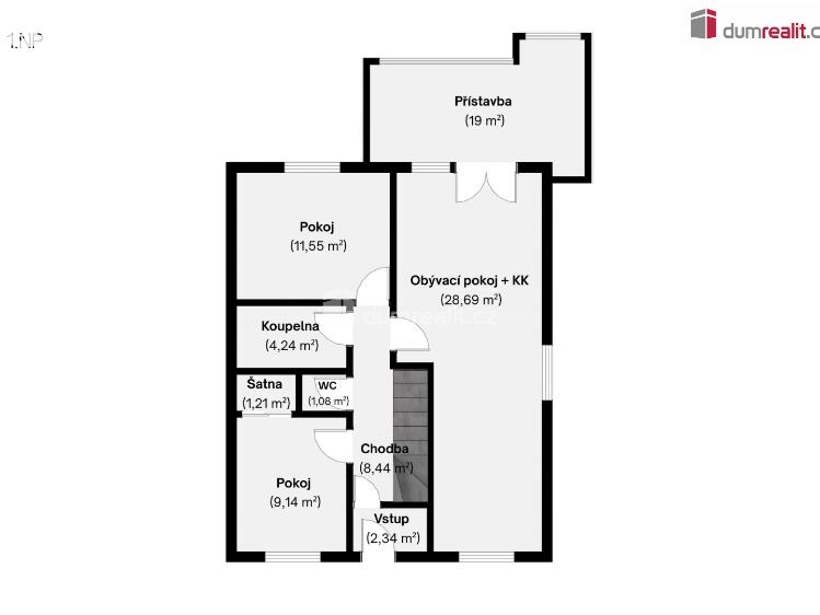 Prodej rodinného domu Nučice, U háječku č. 26