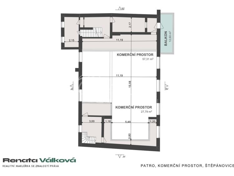 Pronájem obchodního prostoru Štěpánovice č. 33