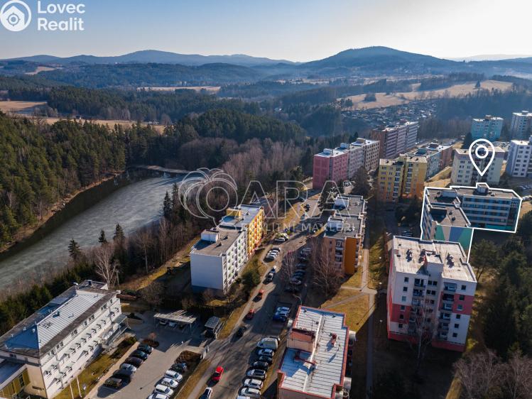 Pronájem bytu 3+1 Kaplice, 1. máje 769 č. 25