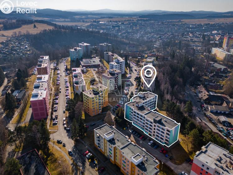 Pronájem bytu 3+1 Kaplice, 1. máje 769 č. 29