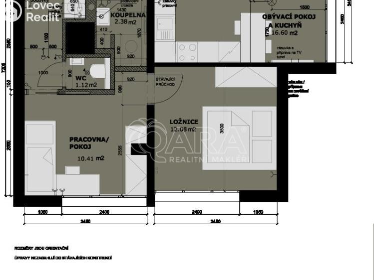 Prodej bytu 3+KK Plzeň, Lábkova 892/14 č. 18
